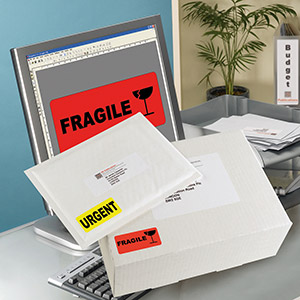 Avery L7263-25 Yellow Laser Labels