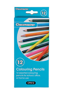 Classmaster Colouring Pencil Asstd Pk12