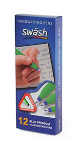 Swash Komfigrip Blue Handwrite Pen Pk12