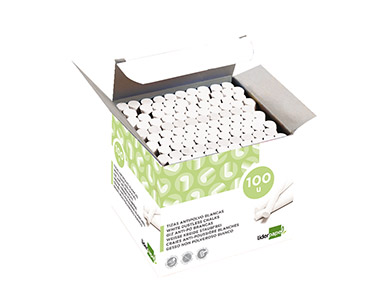 Dustless Chalk White 100 Piece Box 77662
