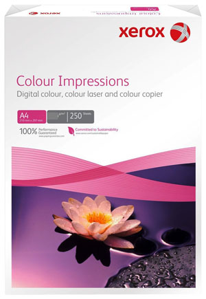 Xerox A4 Paper 160gsm - 250 Sheets Colour Impressions