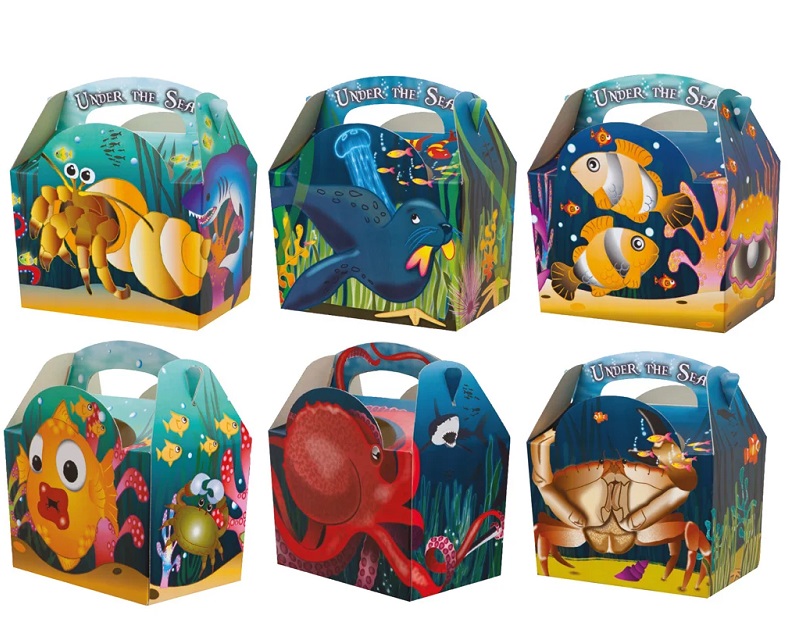 Under the Sea Kids Party Boxes - 250 x Per Pack