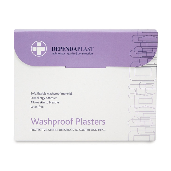 Dependaplast Washproof Plasters Assorted Sizes - 100x Per Pack Dependaplast Washproof Plasters Assorted Sizes - 100x Per Pack