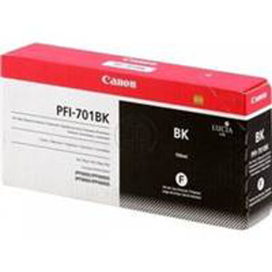 Canon PFI-701BK Black Ink Cartridge - 700ml