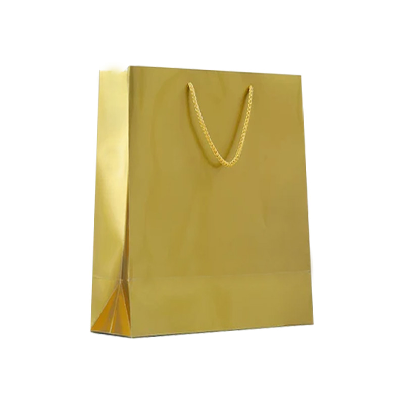 Luxury Gift Bag with Rope Handles - Gold - Large Size - 20x Per Pack