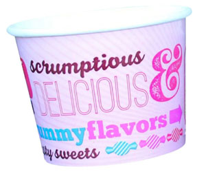 12oz Ice Cream Cup - 50x Per Pack