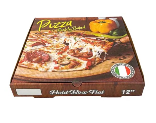 Pizza Freshly Baked corrugated box 12