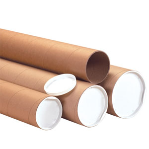 A0 Postal Tubes - 890mm with 76mm Diameter - 12x per Pack