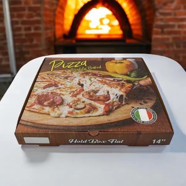 Pizza Freshly Baked corrugated box 14