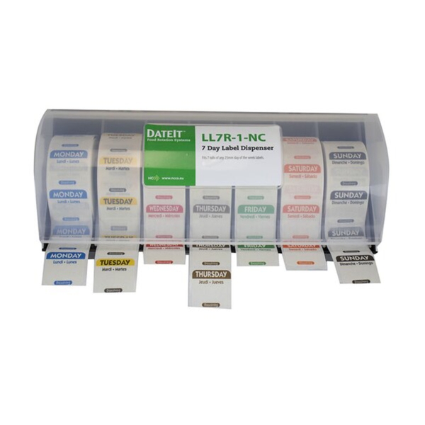 Weekday Food Label Dispenser & Label Set - 1 Per Pack Weekday Food Label Dispenser & Label Set - 1 Per Pack