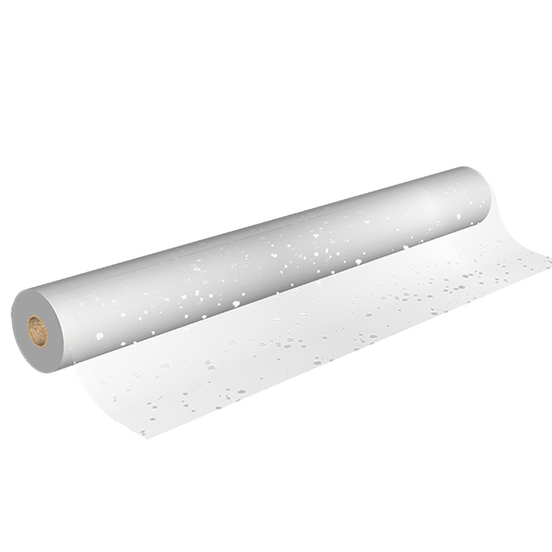 Transparent Gift Wrapping Rolls - Pattern Snow - 700mm x 100m - 30 micron - 1x Roll Per Pack 