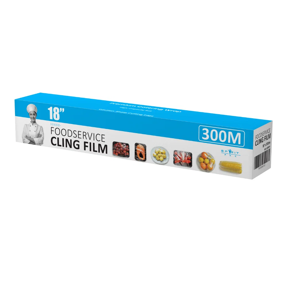 Sprit-Pak Premium Cling Film Rolls - 450mm x 300Metres - 1x Per Pack Sprit-Pak Premium Cling Film Rolls - 450mm x 300Metres - 1x Per Pack