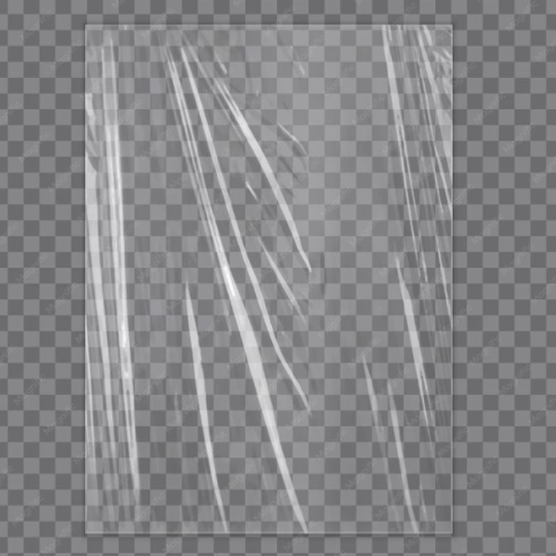 Transparent Gift Wrapping Rolls - Clear Foil - 700mm x 50m - 30 micron - 1x Roll Per Pack 