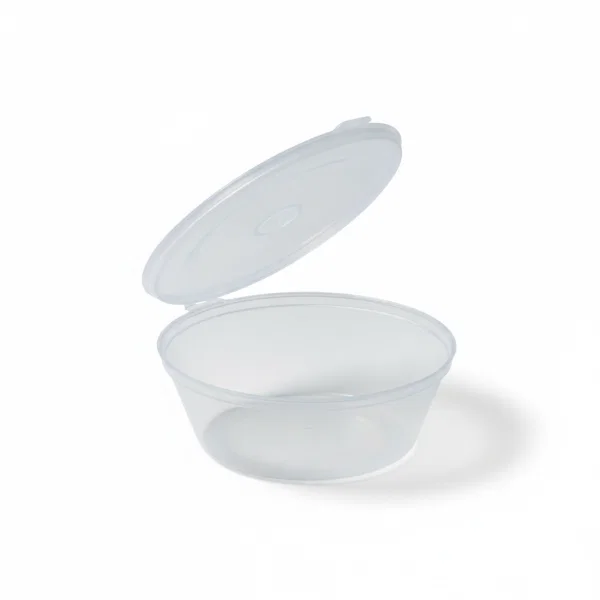 1oz Portion Pots with Hinged Lids - Heavy Duty Hot Use - 1,000x Per Case