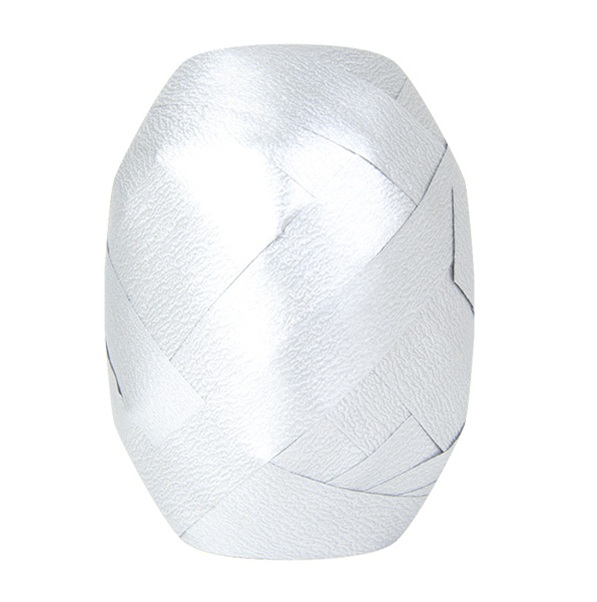 Curling Ribbon Silver Matt - 10mm x 10m  - 1x Roll Per Pack