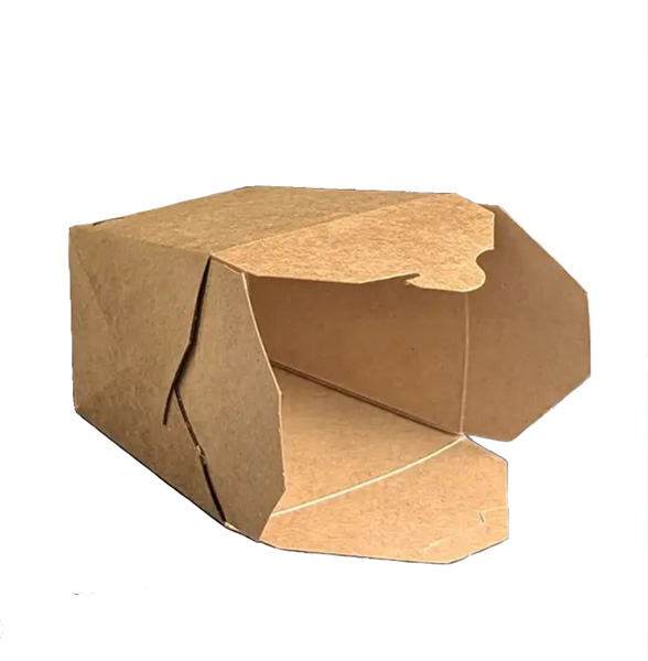 26oz Kraft Compostable Noodle Box - Square Bottom - 50x Per Pack