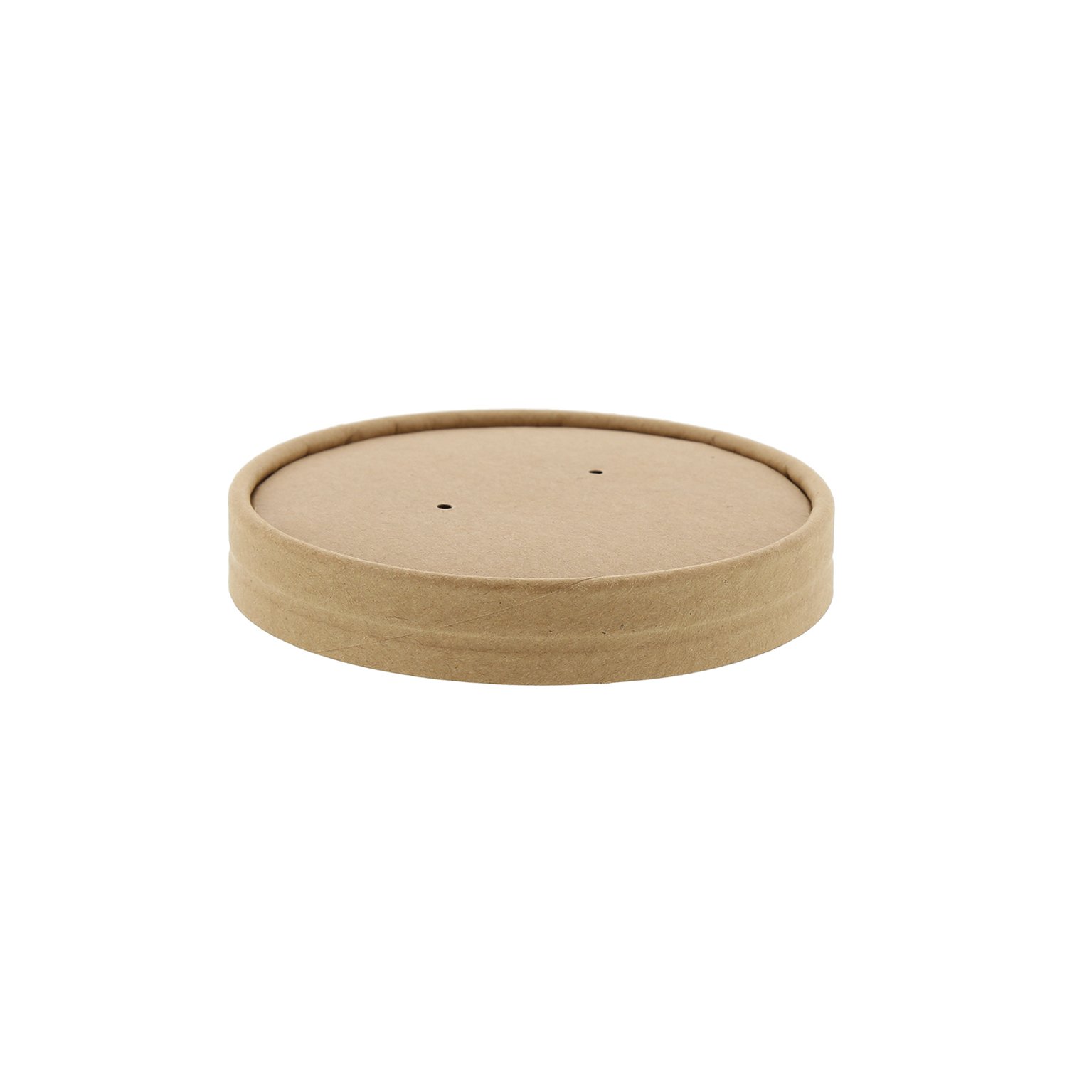2/4oz Lids Kraft Portion Pots - Kraft Paper Lid - 50x Per Pack