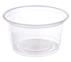 2oz Clear Portion Pots Only - 500x Per Pack