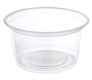 2oz Clear Portion Pots Only - Cold Use 500x Per Pack