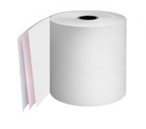 3 Ply 76mm - Self Copy Rolls - White/Pink/White