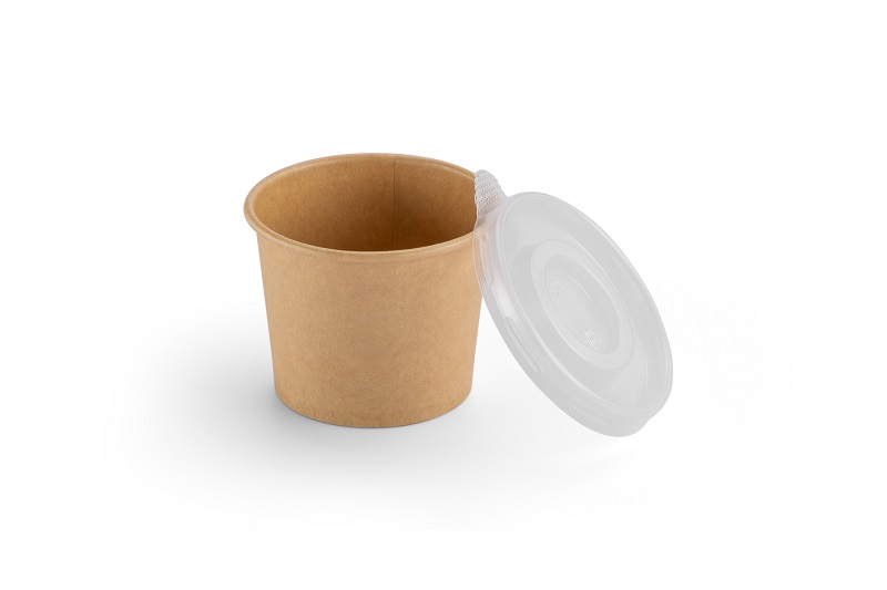 4oz Kraft Paper Portion Pots Only - 50x Per Pack