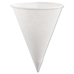 4oz Paper Water Cones Compostable - 200x Per Pack