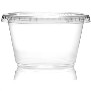 4oz Portion Pots & Lids PP Economy - 100x Per Pack