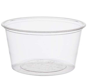 4oz Clear Portion Pots Only - Cold Use 500 Per Pack