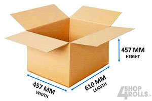 Double Wall Boxes 610mm x 457mm x 457mm - 15x per Pack