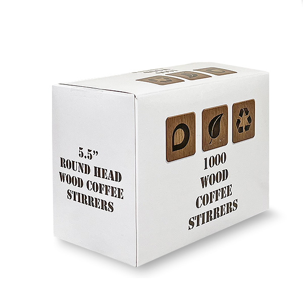 Wooden Coffee Stirrers 5.5" - 1000x Per Pack