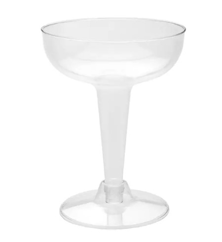 5oz/150ml 2 Piece Cocktail Glass With Clear Base Recyclable - 6x Per Pack