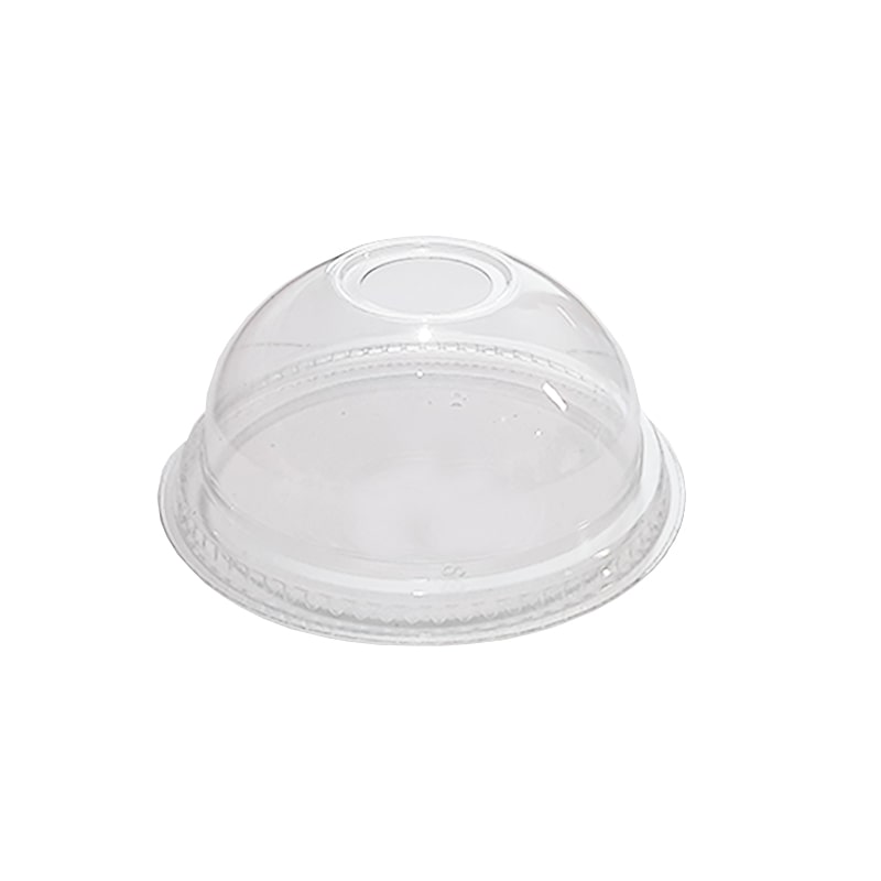 Juice Cup Dome Lids With Hole 7-9oz - 50x Per Pack