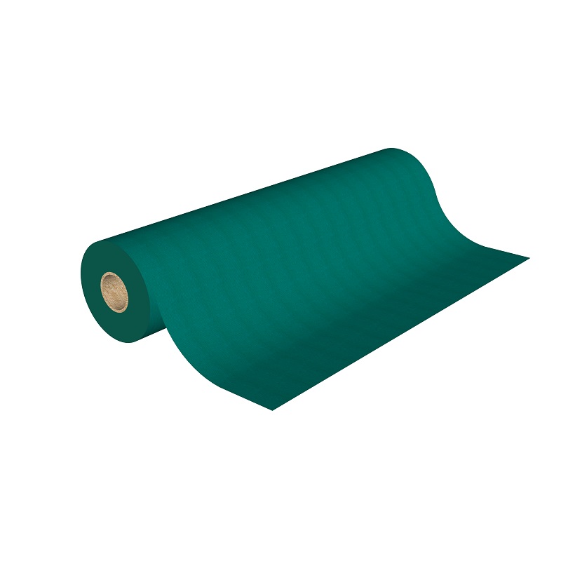 Light Green Pure Ribbed Kraft Rolls - 500mm x 100m 65gsm - 1x Roll Per Pack