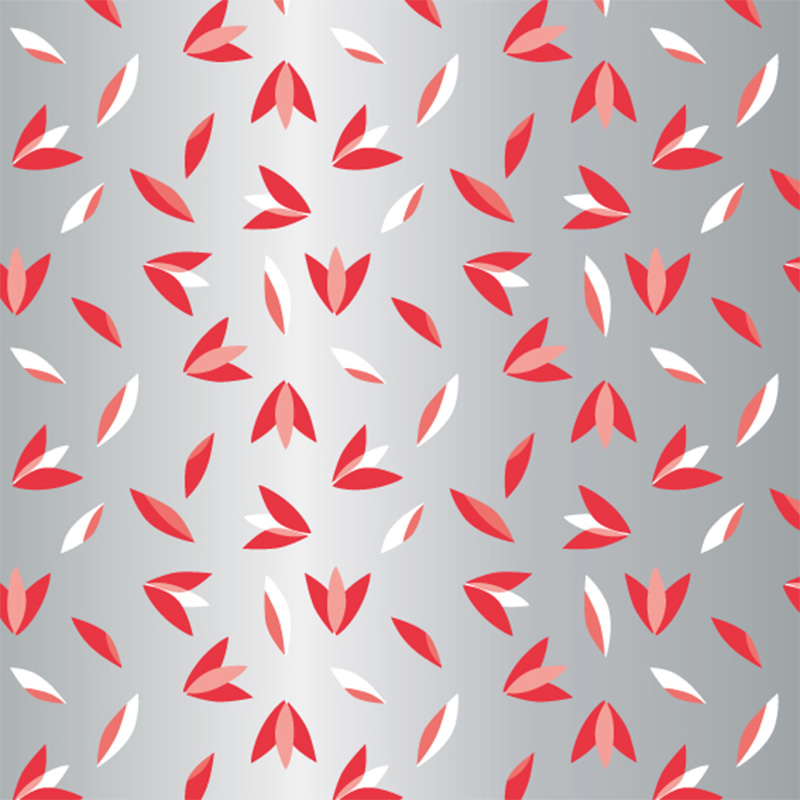 Transparent Gift Wrapping Rolls - Pattern Flowers - 700mm x 100m - 30 micron - 1x Roll Per Pack 
