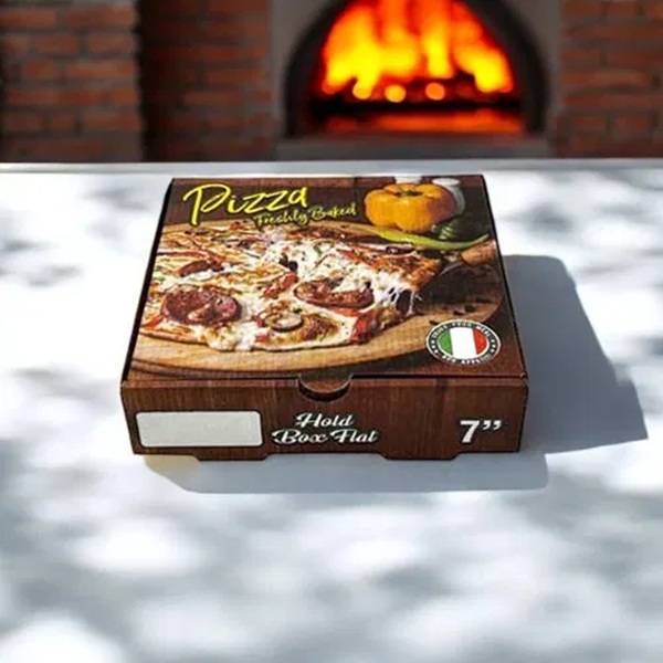 Pizza Freshly Baked corrugated box 7