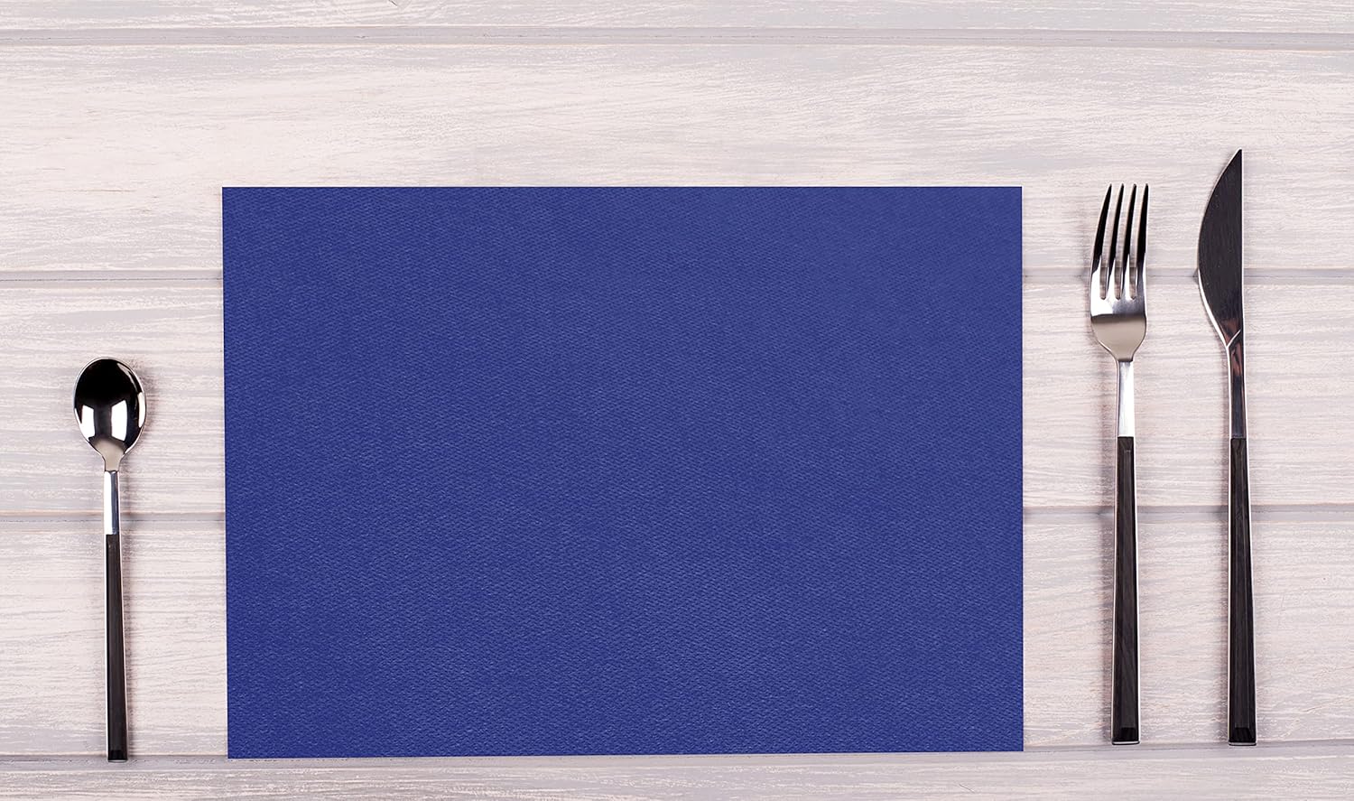 Party Placemats Navy Blue - Premium Fabric Like - 30cm x 40cm - 100x Per Pack