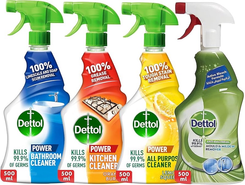 Dettol Power & Pure Antibac Kitchen Spray Cleaner 750ml - 1x Per Pack