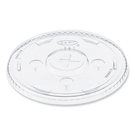 16oz Smoothie Cup Lids - 50x Per Pack - Flat Straw Slot