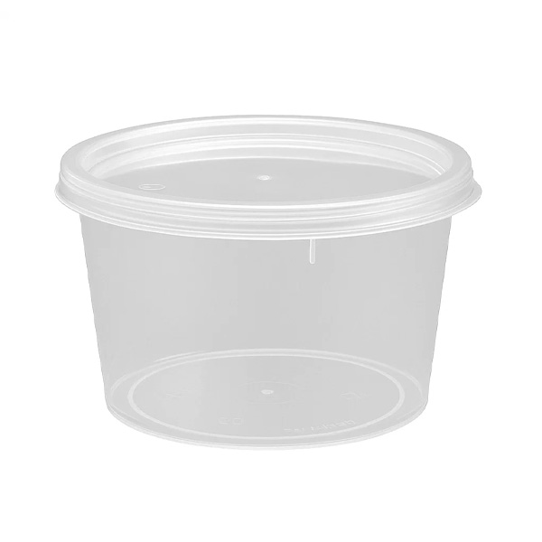 8oz Portion Pots with Lids - Heavy Duty Hot Use 225x Per Case