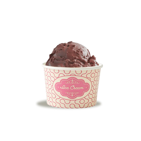 8oz Printed Ice Cream Cup - 25x Per Pack