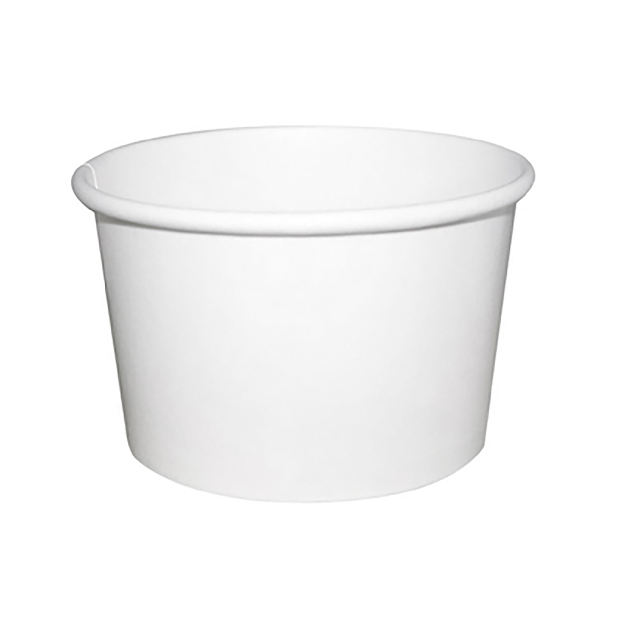 8oz White - Soup Cup Containers - 50x Per Pack
