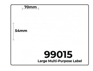 Compatible Dymo 99015 White 54mm x 70mm - 10 Rolls Per Pack