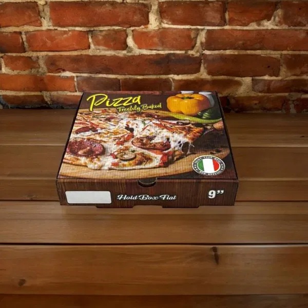 Pizza Freshly Baked corrugated box 9