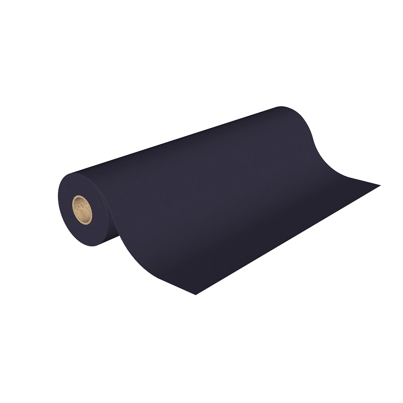 Dark Blue Pure Ribbed Kraft Rolls - 500mm x 100m 65gsm - 1x Roll Per Pack