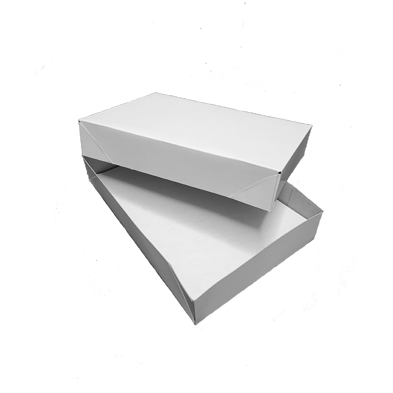 White Stationery Box - Base & Lid 305 x 216mm x 57mm - 50x Per Case