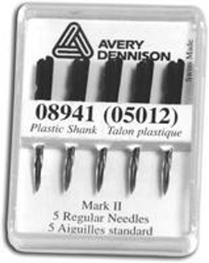 Avery Tagging Needles Plastic Standard - 5 Per Pack