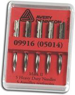 Avery Tagging Gun Needles Heavy Duty - 5x Per Pack