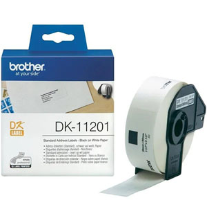 Brother Labels 29mm x 90mm - Standard Address 11201 - 400x Per Pack