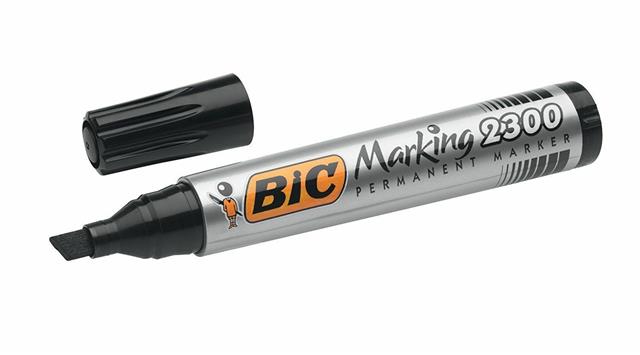 BIC Permanent Markers Black - 12x Per Pack BIC Permanent Markers Black - 12x Per Pack