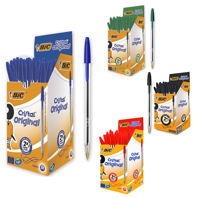 BIC Medium Ballpoint Pen Red - 50x Per Pack BIC Medium Ballpoint Pen Red - 50x Per Pack